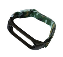 Ремінець для Xiaomi Mi Band 7 Milanese Loop Camouflage green 2 mag-2000001472200104619