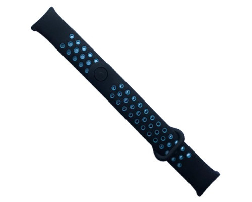 Ремінець для Xiaomi Mi Band 8/9/10 Sport Black blue mag-2000001607534141284