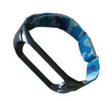 Ремінець для Xiaomi Mi Band 7 Milanese Loop Camouflage blue mag-2000001472224104621