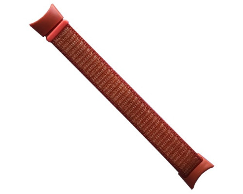 Ремінець для Xiaomi Mi Band 8/9/10 Nylon Loop Orange mag-2000001599563136046