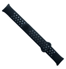 Ремінець для Xiaomi Mi Band 8/9/10 Sport Black grey mag-2000001607541141285