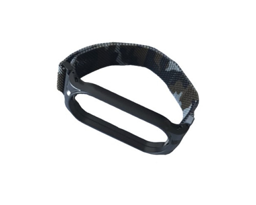 Ремінець для Xiaomi Mi Band 3/4/5/6 Milanese Loop Camouflage Brown mag-2000001469675104410