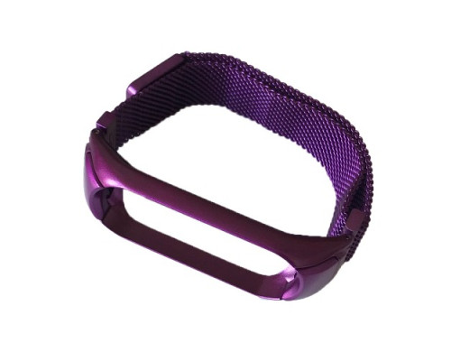 Ремінець для Xiaomi Mi Band 7 Milanese Loop Purple mag-2000001472101104609