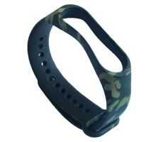 Ремінець для Xiaomi Mi Band 3/4 Camouflage Black-green 2 mag-2000001531037105876