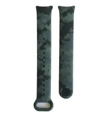 Ремінець для Xiaomi Mi Band 8/9 Camouflage PIXEL BLACK ARMY mag-2000001531136144767