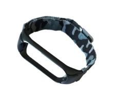 Ремінець для Xiaomi Mi Band 3/4/5/6 Milanese Loop Camouflage Grey mag-2000001469682104411
