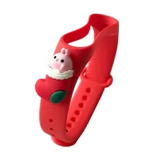 Ремінець для Xiaomi Mi Band 5/6 NEW YEAR Red Sock GIFT mag-2000001363249147245