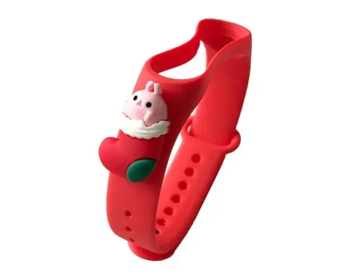 Ремінець для Xiaomi Mi Band 5/6 NEW YEAR Red Sock GIFT mag-2000001363249147245
