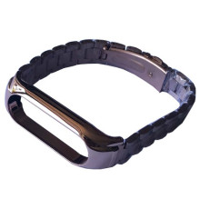 Ремінець для Xiaomi Mi Band 3/4/5/6 3-BEAD METAL BAND Rose gold mag-2000001604267139979