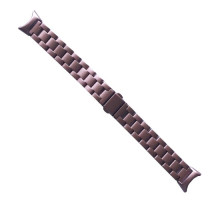 Ремінець для Xiaomi Mi Band 8/9/10 3-BEAD METAL BAND Pink gold mag-2000001604458139999