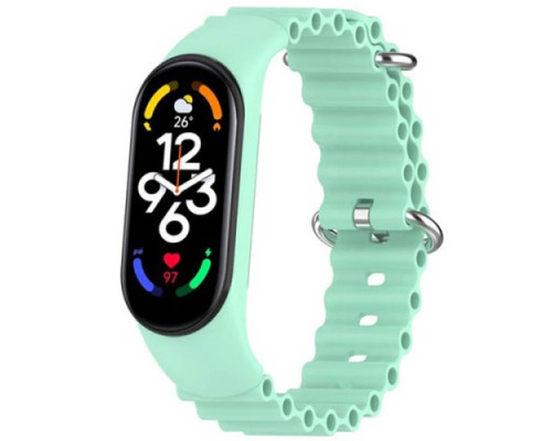 Ремінець для Xiaomi Mi Band 3/4/5/6/7 Ocean band Blue sea mag-2000001450048103784