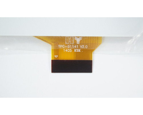 Тачскрін (сенсорне скло) для Ritmix RMD-752 Lite, TPC-51141 V2.0, 7, зовнішній розмір 189*106 мм, робочий розмір 155*87 мм, білий NBB-51446