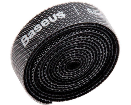 Органайзер для кабелів Baseus Colourful Circle Velcro strap 3m Black