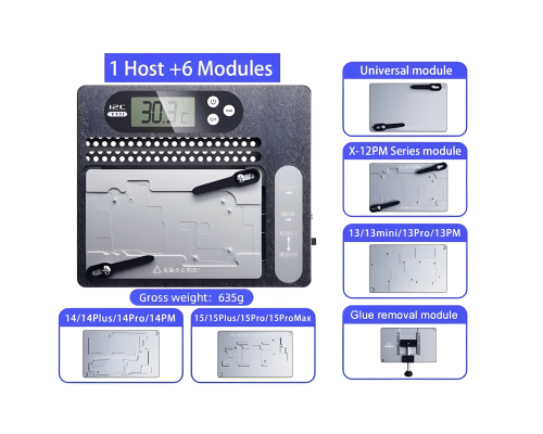 Нижній підігрів i2C T18 та 6 змінних платформ #D PLS-00-00123196