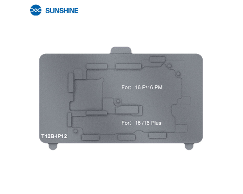 Форма для нижнього підігріву Sunshine SS-T12B-IP12 для ремонта плати iPhone 16-16 Pro Max PLS-00-00148457