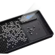 Лоток QianLi Phone Screws Storage Plate, з магнітною зоною та отворами для зберігання гвинтів (342 шт) PLS-00-00138788