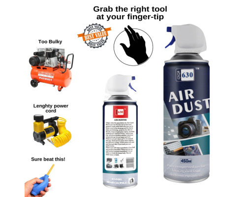 Стиснуте повітря AIR DUSTER 630 450 мл PLS-00-00155282