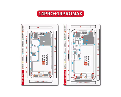 Магнітний килимок двосторонній YCS для розкладки гвинтів і запчастин iPhone 14 Pro, 14 Pro Max PLS-00-00150410