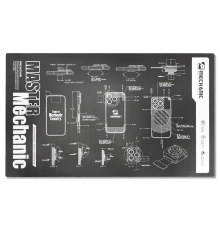 Розбірний килимок Mechanic V77, силіконовий, термостійкий PLS-00-00151705
