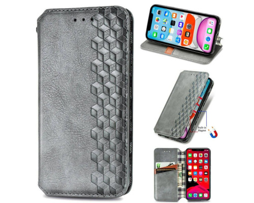 Чохол-книжка для смартфона Rubic Leather for Samsung Galaxy A05 Grey