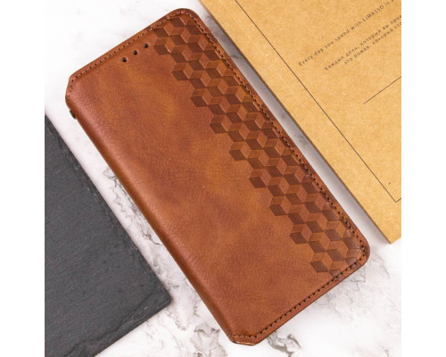 Чохол-книжка для смартфона Rubic Leather for Samsung Galaxy M15/F15 5G Brown