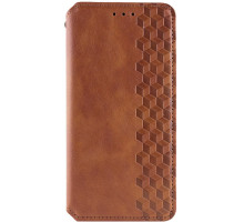 Чохол-книжка для смартфона Rubic Leather for Xiaomi Redmi Note 13 Pro Plus 5G Brown