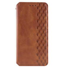 Чохол-книжка для смартфона Rubic Leather for Xiaomi Redmi Note 13 Pro Plus 5G Brown