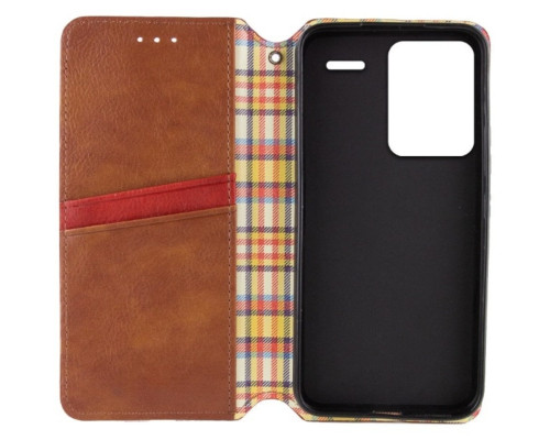 Чохол-книжка для смартфона Rubic Leather for Xiaomi Redmi Note 13 Pro Plus 5G Brown