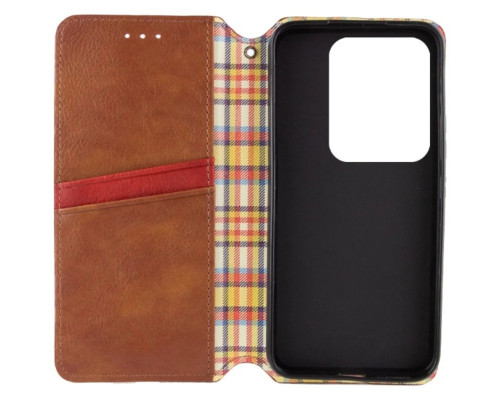 Чохол-книжка для смартфона Rubic Leather for Xiaomi Redmi Note 13 Pro 5G/POCO X6 5G Brown