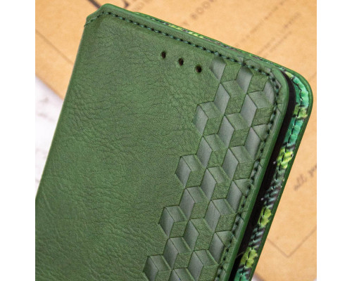 Чохол-книжка для смартфона Rubic Leather for Xiaomi Redmi 13 4G Green