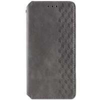 Чохол-книжка для смартфона Rubic Leather for Xiaomi Redmi Note 13 Pro Plus 5G Grey