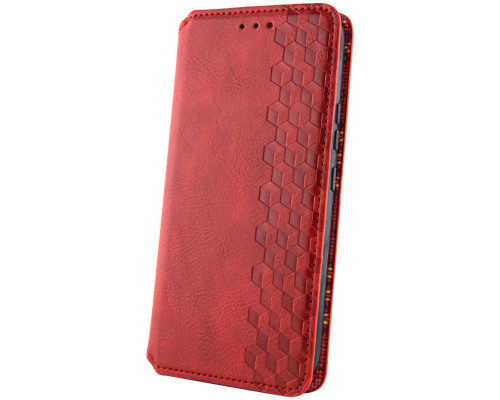 Чохол-книжка для смартфона Rubic Leather for Xiaomi Redmi Note 13 Pro 5G/POCO X6 5G Red