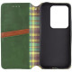 Чохол-книжка для смартфона Rubic Leather for Xiaomi Redmi Note 13 Pro 5G/POCO X6 5G Green