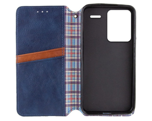 Чохол-книжка для смартфона Rubic Leather for Xiaomi Redmi Note 13 Pro Plus 5G Blue