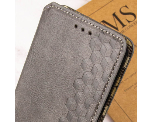 Чохол-книжка для смартфона Rubic Leather for Xiaomi Redmi 13 4G Grey