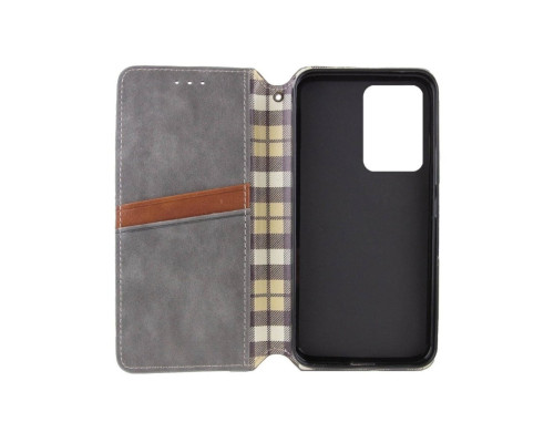 Чохол-книжка для смартфона Rubic Leather for Xiaomi Redmi 13 4G Grey