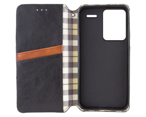 Чохол-книжка для смартфона Rubic Leather for Xiaomi Redmi Note 13 Pro Plus 5G Black