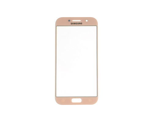 Скло корпусу з рамкою для Samsung A5 A520, pink, (оригінал) NBB-81636