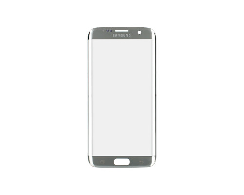 Скло корпусу з рамкою для Samsung Galaxy S7 EDGE G935, silver, (оригінал) NBB-81639