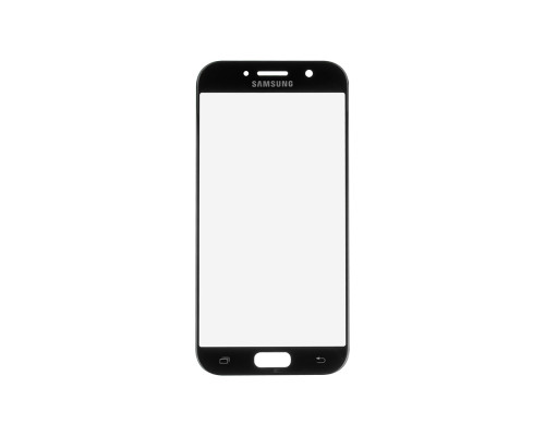 Скло корпусу з рамкою для Samsung A5 A520, black, (оригінал) NBB-81633