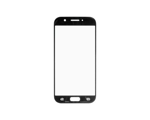 Скло корпусу з рамкою для Samsung A5 A520, black, (оригінал) NBB-81633