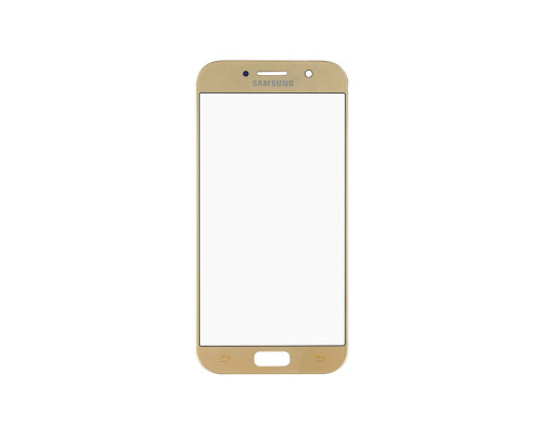 Скло корпусу з рамкою для Samsung A5 A520, gold, (оригінал) NBB-81634