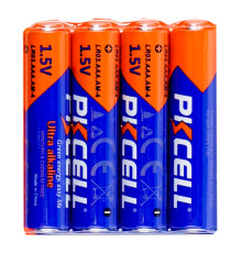 Батарейки PKCELL 1.5V AAA/LR03, 4 штуки shrink (PC/LR03-4S) ААА ma38504_3748728