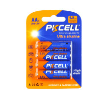 Батарейки PKCELL 1.5V AA/LR6, 4 шт блiстер Характеристики АА 6942449511225