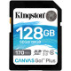 SDXC (UHS-1 U3) Kingston Canvas Go Plus 128Gb class 10 V30 (R170MB/s, W90MB/s) (SDG3/128GB)