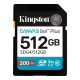 Карта пам'яті SDXC (UHS-1 U3) Kingston Canvas Go! Plus 512Gb class 10 A2 V30 (R200MB/s, W160MB/s) (SDG4/512GB)