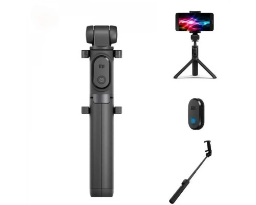 Монопод (універсальний) Xiaomi Tripod Black + Bluetooth кнопка