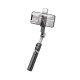 Селфі-монопод HOCO K16 aluminum alloy fill light live broadcast holder Black