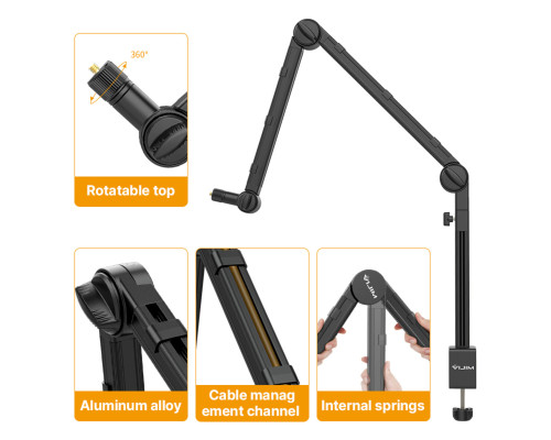 Штатив-тримач Ulanzi Vijim microphone boom arm (UV-2806 LS24) (UV-2806)