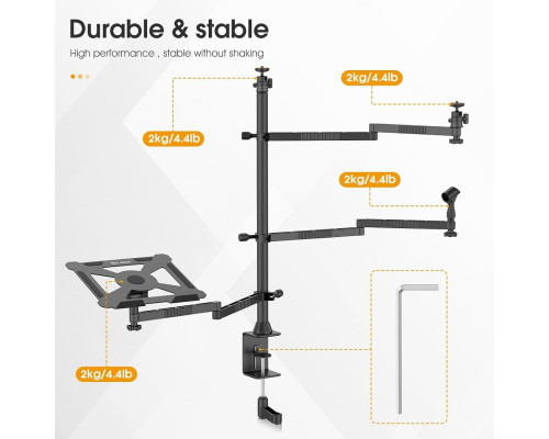 Штатив-тримач Ulanzi LS23 desktop setup stand (UV-2913 LS23) (UV-2913)